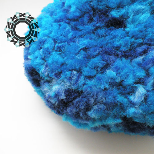 Fluffy blue hat / Puchata czapka niebieska by Tender December, Alina Tyro-Niezgoda