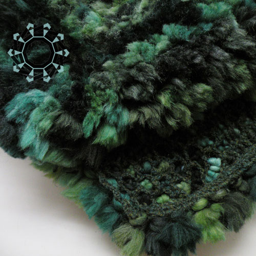 Fluffy green hat / Puchata czapka zielona by Tender December, Alina Tyro-Niezgoda