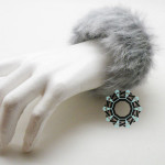 Fur bracelet / Futrzana bransoletka by Tender December, Alina Tyro-Niezgoda