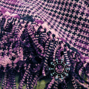 Purple scarf / Fioletowy szalik by Tender December, Alina Tyro-Niezgoda
