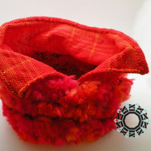 Fluffy red hat / Puchata czapka czerwona by Tender December, Alina Tyro-Niezgoda