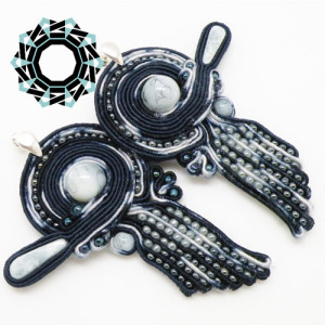 Soutache earrings / Kolczyki soutache by Tender December, Alina Tyro-Niezgoda