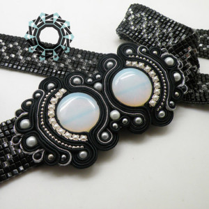 Woven beaded belt / Tkany pasek z koralików by Tender December, Alina Tyro-Niezgoda