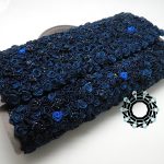 Blue rose bag / Torebka Granatowa róża by Tender December, Alina Tyro-Niezgoda