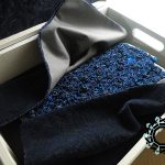 Blue rose bag / Torebka Granatowa róża by Tender December, Alina Tyro-Niezgoda