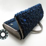 Blue rose bag / Torebka Granatowa róża by Tender December, Alina Tyro-Niezgoda