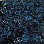 Blue rose bag / Torebka Granatowa róża by Tender December, Alina Tyro-Niezgoda