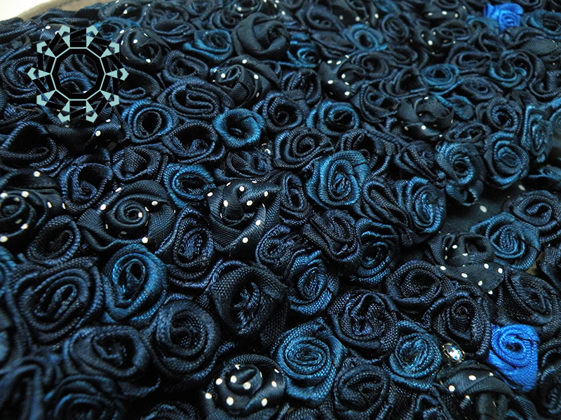 Blue rose bag / Torebka Granatowa róża by Tender December, Alina Tyro-Niezgoda
