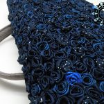 Blue rose bag / Torebka Granatowa róża by Tender December, Alina Tyro-Niezgoda
