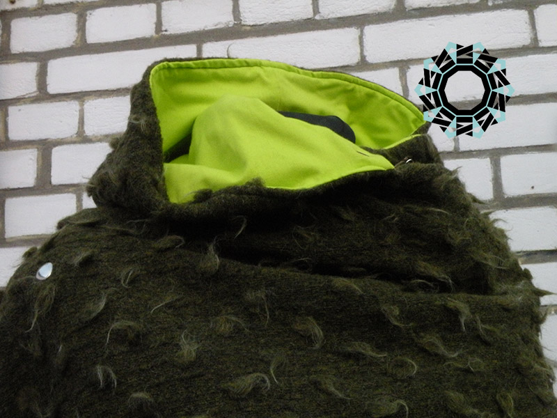 A green cape / Zielona peleryna by Tender December, Alina Tyro-Niezgoda