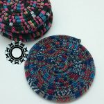 Textile drink coaster / Tekstylne podkładki pod szklanki by tender December, Alina Tyro-niezgoda