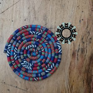 Textile drink coaster / Tekstylne podkładki pod szklanki by tender December, Alina Tyro-niezgoda