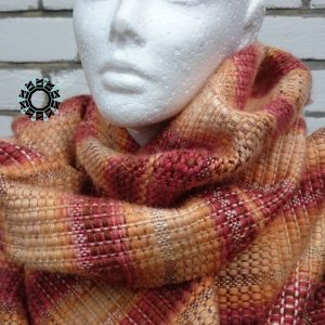 Mohair scarf in stripes / Szalik moherowy w pasy by Tender December, Alina Tyro-Niezgoda
