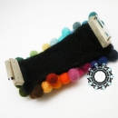 Felt bracelet in the colors of rainbow / Filcowa bransoleta w kolorach tęczy by Tender December, Alina Tyro-Niezgoda,