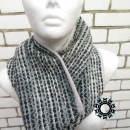 Weaved tube scarves in patterns / Kominy tkane we wzorki by Tender December, Alina Tyro-Niezgoda
