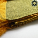 "Asymmetrical colours" shawl / Szal "Niesymetryczne kolory" by Tender December, Alina Tyro-Niezgoda More / Więcej: https://tenderdecember.eu/painting-with-acryl-malowanie-akrylem/ To buy / Aby kupić: https://tenderdecember.eu/shop/produkt/acrylic-xxl-shawl-color-yellow-green-akrylowy-szal-xxl-w-tonacji-zolci-zieleni/
