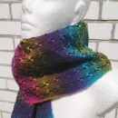Rainbow scarf by Tender December