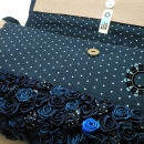 Blue rose bag / Torebka "Granatowa róża" by Tender December